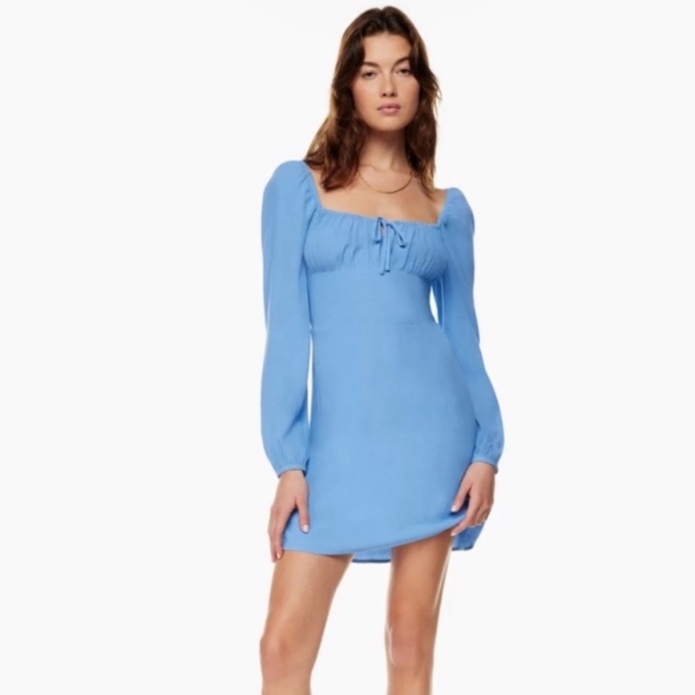 Aritzia Sunday Best Delilah Long Sleeve Mini Dress - Picture 1 of 11